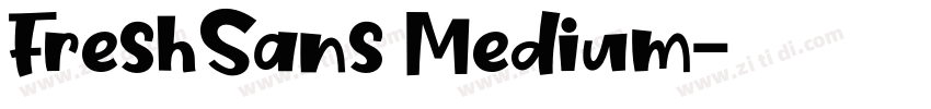 FreshSans Medium字体转换